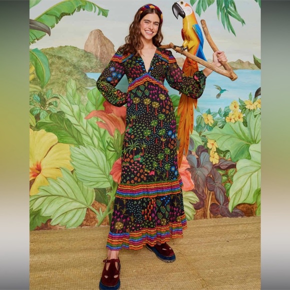 FARM Rio Dresses & Skirts - Farm Rio Fruit Garden Maxi Dress